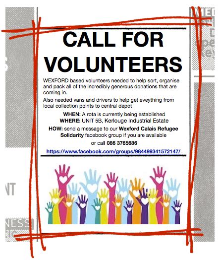 Volunteers Needed Together We Build