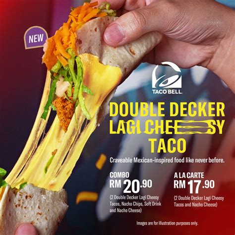 Taco Bell Double Decker Lagi Cheesy Taco Berjaya Times Square Kuala