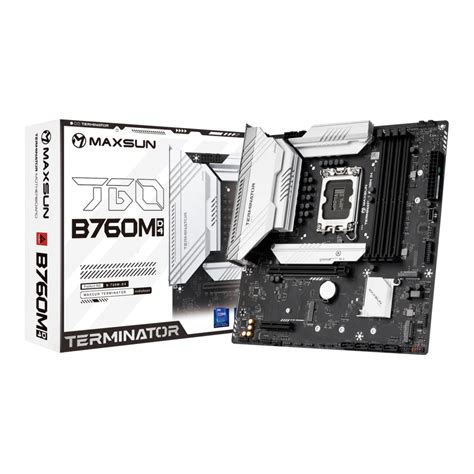 Placa Mãe MAXSUN Terminator B760M D4, Chipset B760, Intel LGA 1700, m ...