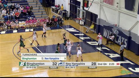 Unh Women S Basketball Vs Binghamton Highlights Youtube