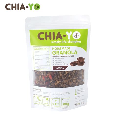 Jual Chiayo Granola Dark Chocolate Gr Shopee Indonesia