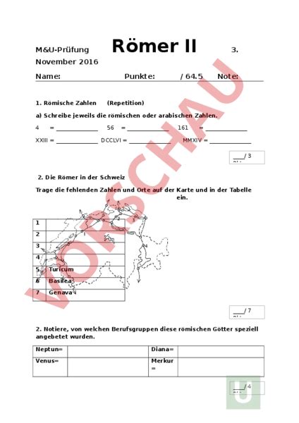 Arbeitsblatt R Mer Geschichte Altertum