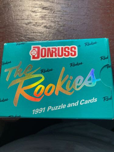 1991 Donruss The Rookies Baseball Puzzle And Cards Set Unopened EBay