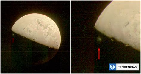 Misión Espacial Juno Reveló Nueva Imagen De Un Volcán Activo En La Luna