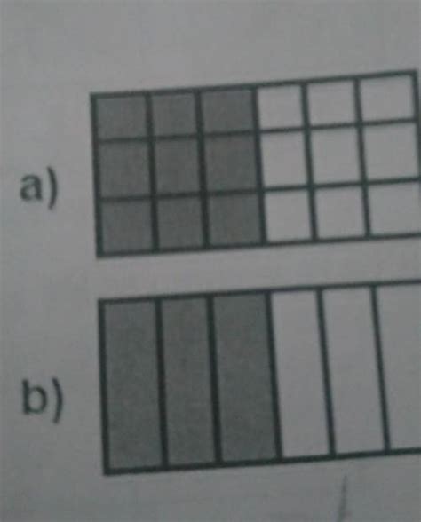 Observe as figuras e responda 1 que fração representa a fig