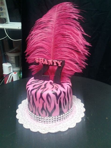 Hot Pink Zebra Birthday Cake Zebra Birthday Cakes Birthday Cake Pink Zebra Birthday