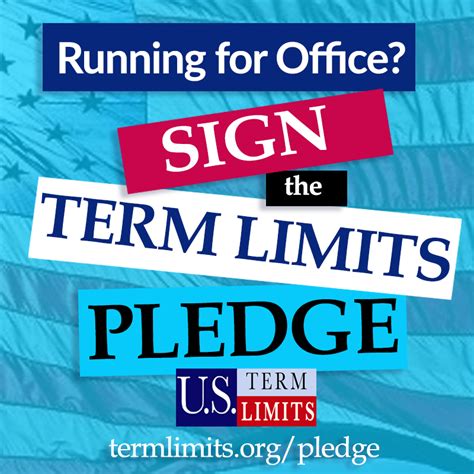 Term Limits Pledge Us Term Limits