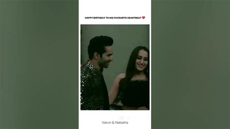 Varun Dhawan S Wife Natasha Dalal Birthday Edit Varundhawan Shorts Youtube