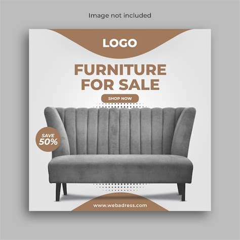 Premium Psd Furniture Sale Social Media Post Banner