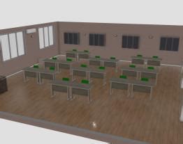 Sala De Aulas Desenho De Fabricio Planta 3D Mooble