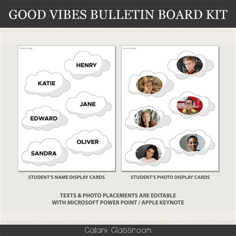 We Lift Each Other Up Bulletin Board Kit Hot Air Balloons Classroom Motivational Wall