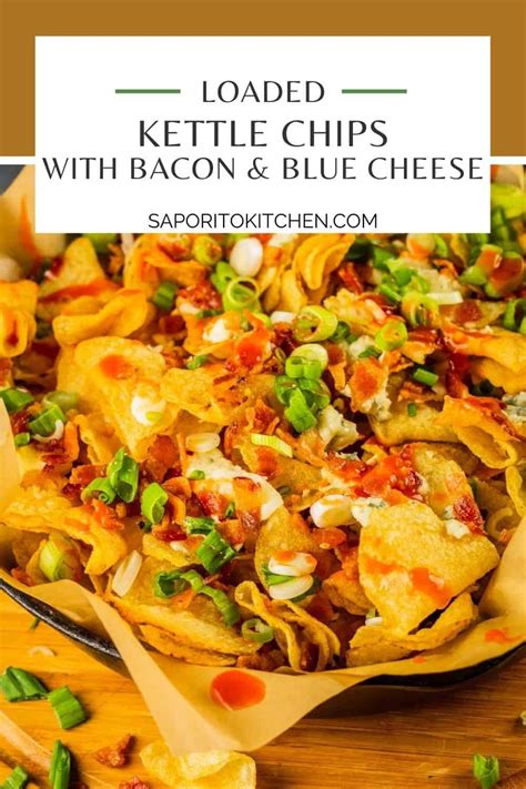 Loaded Chips with Blue Cheese and Bacon | Recipe | Kettle chips, Blue ...