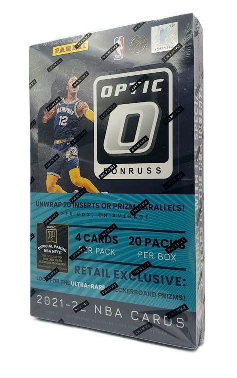 2021 22 Panini Donruss Optic Basketball Retail Box Icons And Heroes