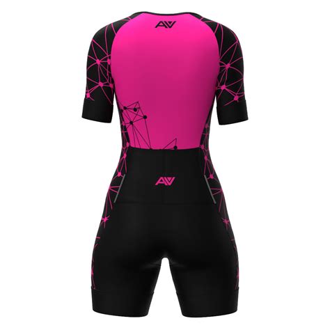 Macaquinho Ciclismo Slim Feminino Constelação Rosa Avion Sports