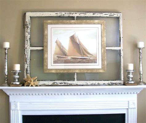 Coastal Wall Decor Ideas with Old Window Frames - Completely Coastal