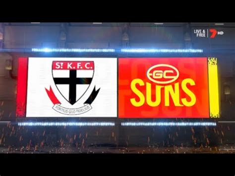 Round 1 St Kilda Saints Vs Gold Coast Suns 2019 Highlights YouTube