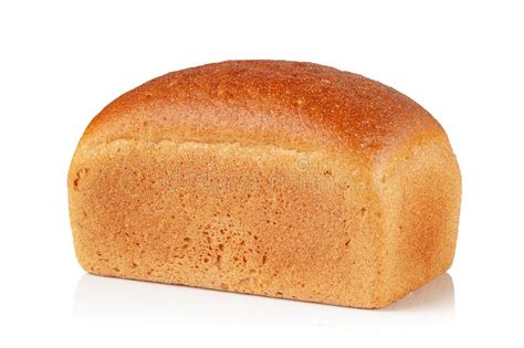 Loaf Of Bread On White Background Stock Image Image Of Crust Closeup