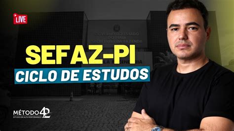 SEFAZ PI COMO MONTAR SEU CICLO DE ESTUDO PROF RAFAEL BARBOSA YouTube