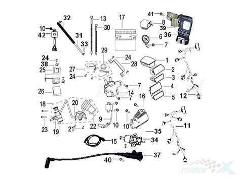 F02 Układ elektryczny Keeway Outlook 150 LC EFI 149 4T motor x pl