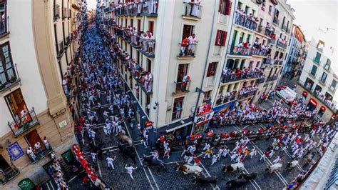 San Ferm N Ltimo Encierro En Pamplona Fue Una Carrera Vistosa