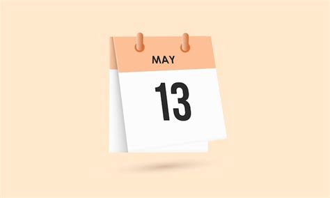 13 De Mayo Calendario Y Planificador De Tiempo Calendario Diario Icono