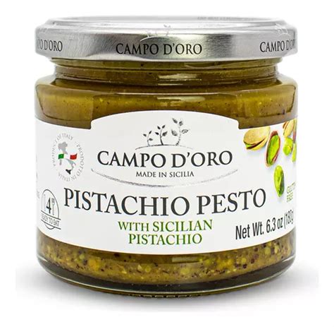 Pistachio Pesto Salsa De Pesto Siciliano Salada Cremosa Mercadolibre