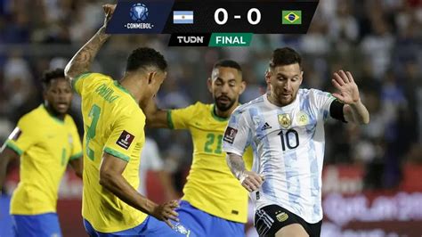 Argentina con Messi y Brasil sin Neymar no se hacen daño TUDN