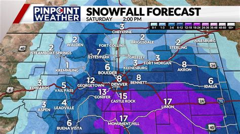 Denver Weather What To Expect As Snow Falls Through End Of Week