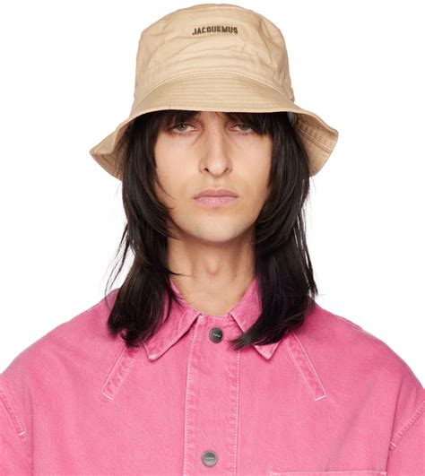 Jacquemus 米色 Le Papier 系列 Le Bob Gadjo 渔夫帽 SSENSE