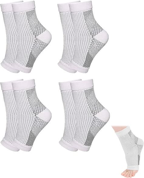 4 Pairs Neuropathy Socks Neuro Socks For Women Functional Socks For