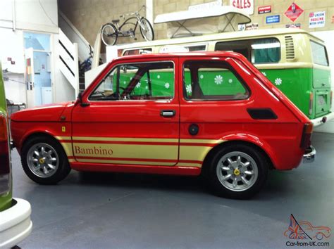 FIAT 126 1983 RARE ITALIAN RED BAMBINO EDITION 34 000 MILES NOT FIAT 500