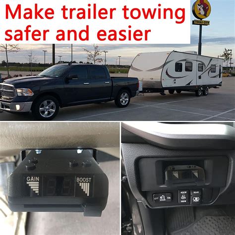 Electronic Trailer Brake Controller With 2 To 8 Braking System Replace