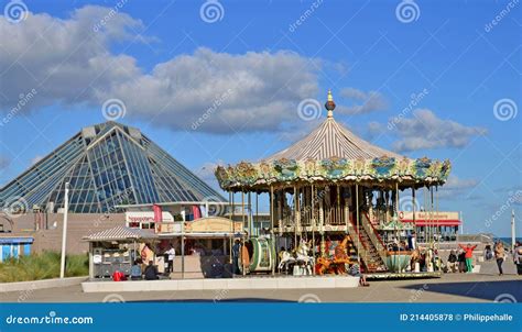 Le Touquet France April Carousel Editorial Stock Photo