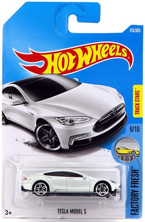 Amazon Hot Wheels Factory Fresh Tesla Model S White Toys Games