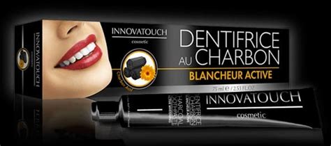 Innovatouch Dentifrice Au Charbon Blancheur Active 75 Ml Pharmacie