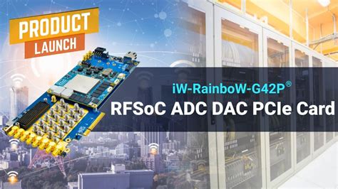 ADC DAC PCIe Card Powered By RFSoC IWave Systems