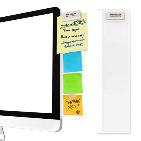 Buy MECCALINE Monitor Memo Board 2 Piece Desktop Monitor Sticky Note