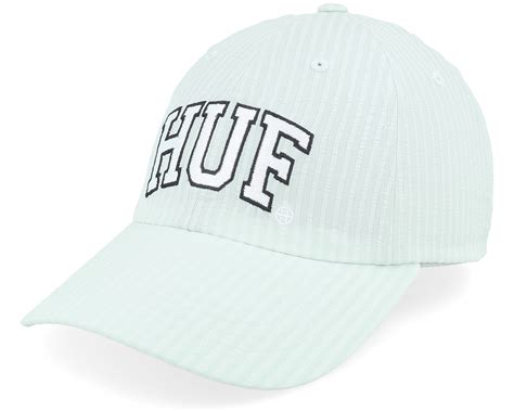 Arch Logo Cv 6 Panel Smoke Green Dad Cap HUF Keps Hatstore Se