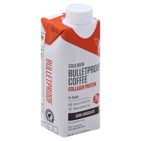 Bulletproof Coffee Collagen Protein Cold Brew Dark Chocolate 11 1 Oz Instacart