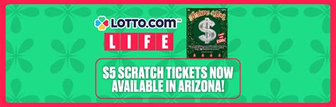 Order Official Lottery Tickets In Arizona