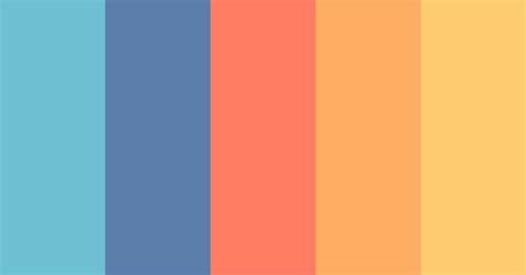 Dark Pastels Of Yellow And Orange Color Scheme Blue