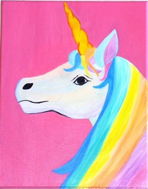 Easy Painting Ideas For Kids Unicorn