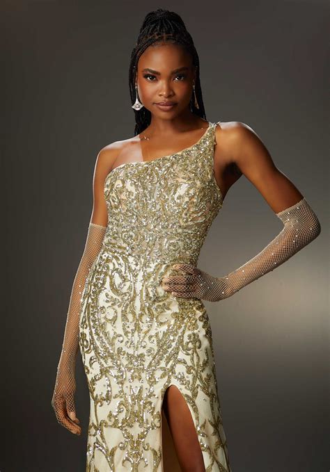 Gold Sequin Prom Dress 2022