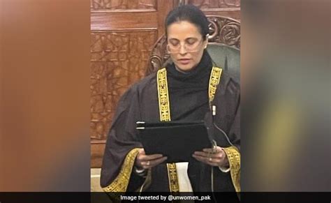 Pakistan Swears In Ayesha Malik As First Woman Supreme Court Judge