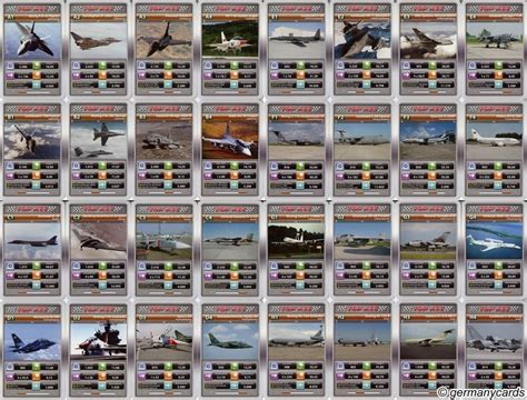 S Quartett Kartenspiel Ass Kampfjets Germanycards