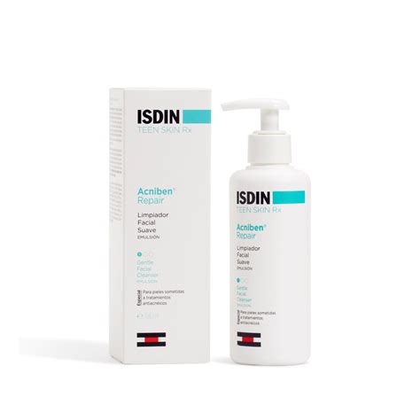 Isdin Teen Skin Rx Acniben Repair Limpiador Facial Suave Emulsión 180ml