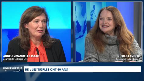 Bd Les Triplés Ont 40 Ans La Créatrice Et Dessinatrice Nicole