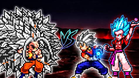 Goku SSJ Infinity Ultra Instinct New VS Vegito All Form Gogeta