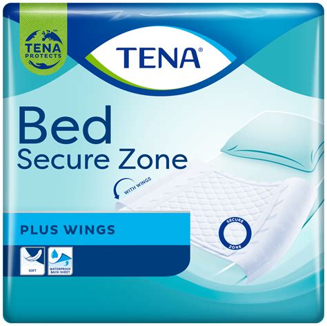 Tena Bed Secure Zone Con Ali Efficaci Traverse Per Incontinenza