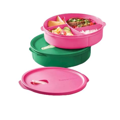 Tupperware Microwaveable Divided Lunch Bowl 1 830ml Shopee Malaysia